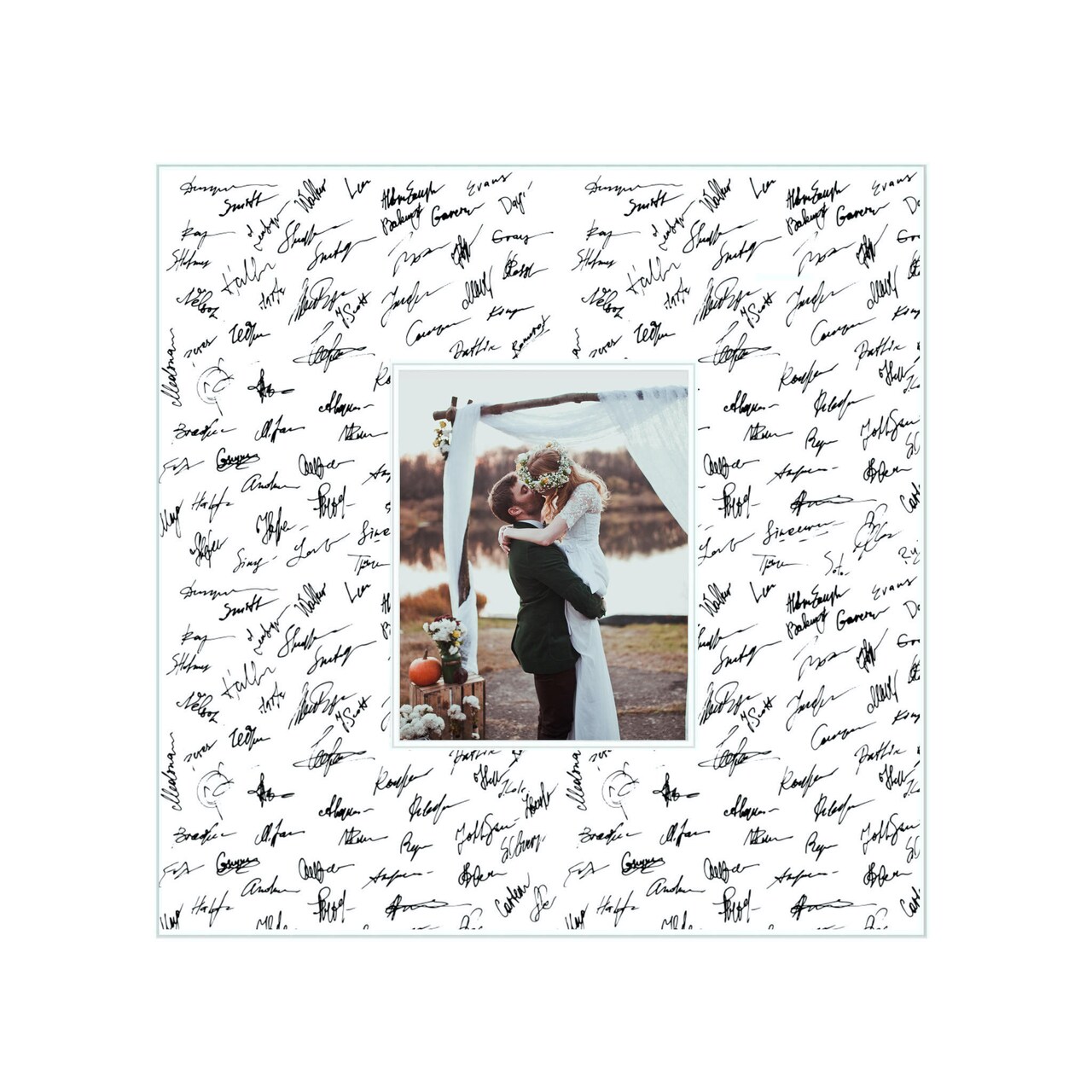 BarnwoodUSA Signature Mat for Weddings, Graduations, Special Moments Picture Frame (Mat Only)